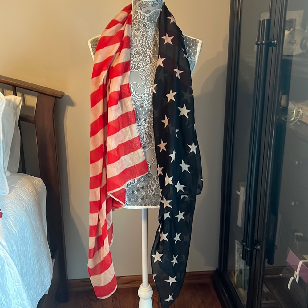 American Flag Infinity Scarf